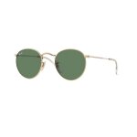Lunettes de soleil - ray - ban - round metal rb3447 001 - marron - mtal - ronde