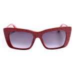 Lunettes de soleil rectangulaires gu7890 femme - rouge