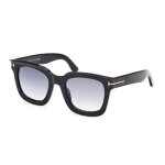 Lunettes de soleil - tom ford - leigh - 02 ft 1115 - noir - plastique - femme