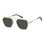 Lunettes de soleil tommy hilfiger th 2192 / s 55 / 21 / 145 gold / green acier homme th 2192 / s