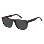 Lunettes de soleil tommy hilfiger th 2200 / s 55 / 19 / 145 blue red / grey eco polyamide homme th 2200 ...