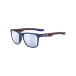 Lunettes de soleil - uvex - lgl 42 - wayfarer - homme - bleu marine - catgorie 3 - verres gris - tendance ...