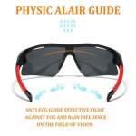 Lunettes de sport - cyclisme - noir - anti - reflets - protection uv - confortable
