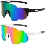 Lunettes de v�lo - anti - uv - noir - homme / femme