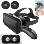 Lunettes vr noir réalité virtuelle 3d casque stéréo bascule sans fil pour smartphone ios android Lunettes vr noir réalité virtuelle 3d casque stéréo bascule sans fil pour smartphone ios android