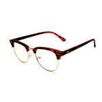 Lunettes de vue club master homme femme marron caille dor or transparent mat