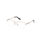 Lunettes de vue guess gu2976 53 / 16 / 140 028 shiny rose gold metal frames woman guess gu2976 shiny ...