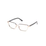 Lunettes de vue guess gu50123 55 / 14 / 140 028 shiny rose gold metal frames woman guess gu50123 shiny ...