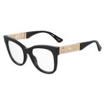 Lunettes de vue moschino mos641 52 / 19 / 140 807 black acetate frames woman moschino mos641 black optical ...