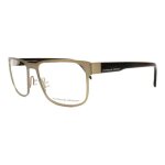Lunettes de vue - porsche design - p - 8291 - mtal - or mat - marron marbr
