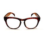 Lunettes de vue style persol paisse mixte homme femme accessoire marron