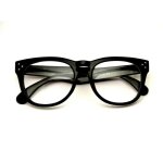 Lunettes de vue style persol paisse noir mixte homme femme accessoire