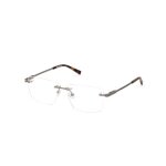 Lunettes de vue - timberland - tb1800 - mtal - 009 shiny light ruthenium - homme