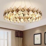 Lustre - moderne - e14 - 30w - 60cm - lumire rglable 3 couleurs