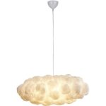 Lustre décoratif lampe nuage flottant (avec ampoule) - lumière chaude Lustre décoratif lampe nuage flottant (avec ampoule) - lumière chaude