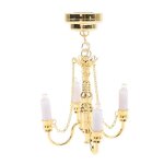 Lustre de maison de poupe lustre pour maison de poupe chelle 1 / 12 fonctionne  piles plafonnier ...
