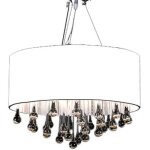 Vidaxl lustre moderne plafonnier cristal lampe clairage lumire salon maison 60345