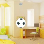 Lustre - pzcc - football - blanc - noir - design contemporain