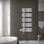 Luxebath radiateur Électrique de salle de bains en acier iron em 500x1200 mm sèche - serviettes chrome ... Luxebath radiateur Électrique de salle de bains en acier iron em 500x1200 mm sèche - serviettes chrome ...