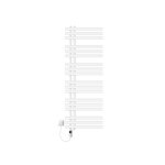 Luxebath radiateur lectrique de salle de bains en acier iron em 500x1400 mm sche - serviettes blanc ...