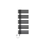 Luxebath radiateur électrique pour salle de bain iron em 500 x 1200 mm noir mat avec résistance élément ... Luxebath radiateur électrique pour salle de bain iron em 500 x 1200 mm noir mat avec résistance élément ...