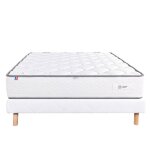 Luxury literie - ensemble matelas + sommier - iris - 140 x 190 cm - tapissier - ferme - face été / hiver ... Luxury literie - ensemble matelas + sommier - iris - 140 x 190 cm - tapissier - ferme - face été / hiver ...