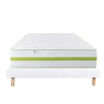 Luxury literie - ensemble matelas + sommier - rêverie - 140 x 190 cm - tapissier - ferme - face été / ... Luxury literie - ensemble matelas + sommier - rêverie - 140 x 190 cm - tapissier - ferme - face été / ...