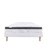Luxury literie - ensemble matelas + sommier - sleeplux - 140 x 190 cm - tapissier - ferme - face été ... Luxury literie - ensemble matelas + sommier - sleeplux - 140 x 190 cm - tapissier - ferme - face été ...