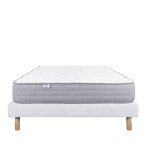 Luxury literie - ensemble matelas + sommier - zen - 160 x 200 cm - tapissier - ferme - face t / hiver ...