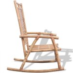 Lvl - meuble fauteuil - chaise  bascule en bambou(4310)