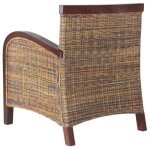 Lvl - meuble fauteuil - fauteuil rotin tiss  la main (1185)