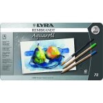 Fournitures de bureau - lyra - coffret mtal - 72 crayons aquarellables - multicolore - mixte