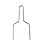 Lyre en inox foie gras 18cm argent