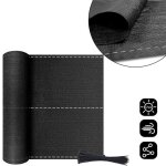 Lzq brise vue brise vent filet dombrage clôture avec attache - câbles pour balcon jardin terrasse - anthracite ... Lzq brise vue brise vent filet dombrage clôture avec attache - câbles pour balcon jardin terrasse - anthracite ...