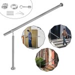 Garde - corps en acier inoxydable lzq - main courante pour escalier - extrieur intrieur - 180cm
