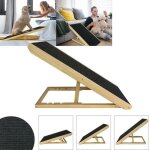 Rampe pliable pour chien - lzq - escalier en bois - rglable en hauteur - antidrapante - 100 kg