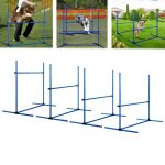 Set déquipement agility pour chiens - lzq - haies réglables en hauteur - 104 x 70 x 101 cm Set déquipement agility pour chiens - lzq - haies réglables en hauteur - 104 x 70 x 101 cm
