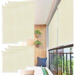 Lzq store ext�rieur vertical - protection solaire brise - vue - imperm�able - pour terrasse balcon - ...