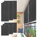 Lzq store ext�rieur vertical - protection solaire brise - vue - imperm�able - pour terrasse balcon - ...