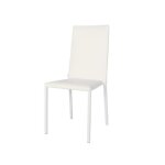 T m c s tommychairs - chaise empilable julia pour cuisine et bar structure en acier assise et dossier ...