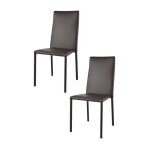 T m c s tommychairs - set 2 chaises empilable julia pour cuisine et bar structure en acier assise et ... T m c s tommychairs - set 2 chaises empilable julia pour cuisine et bar structure en acier assise et ...