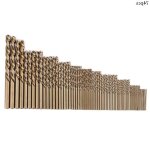 M35 foret cobalt 74pcs 1. 0 - 8. 0mm hss co m35 queue ronde cobalt forets torsad�s set pour acier inoxydable ...