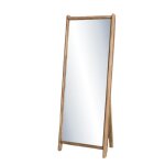 Miroir sur pied - paris prix - modle cramy - bois recycl - 165 cm - rectangulaire - naturel