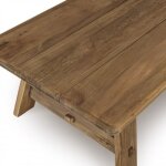 Macabane sandy - table basse rectangulaire 140x70cm bois pin recycl�