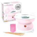 Machine  barbe  papa - scrapcooking - atelier - 500w - rose ple