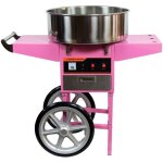 Gt catering - machine barbe � papa professionnelle avec chariot