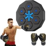 Machine de boxe musicale - pimpimsky - murale - bluetooth - gants inclus - 1200mah