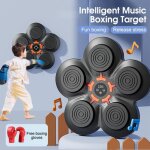 Équipement de boxe - qingque - machine de boxe musicale - 9 réglages de vitesse - gants inclus - polyuréthane ... Équipement de boxe - qingque - machine de boxe musicale - 9 réglages de vitesse - gants inclus - polyuréthane ...
