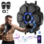 Machine � boxe musicale music boxing machine murale intelligente bluetooth avec gants de boxe adultes ...