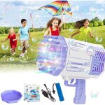 Machine � bulles automatique - marsee - 69 trous de savon - pour enfant - f�te en plein air
